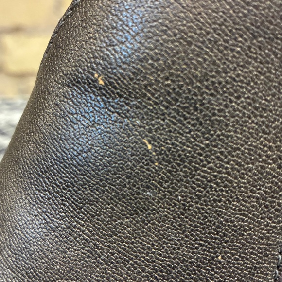 Dansko Delphina Bronze Metallic Peep Toe Heeled Clog, 39 - Picture 4 of 7